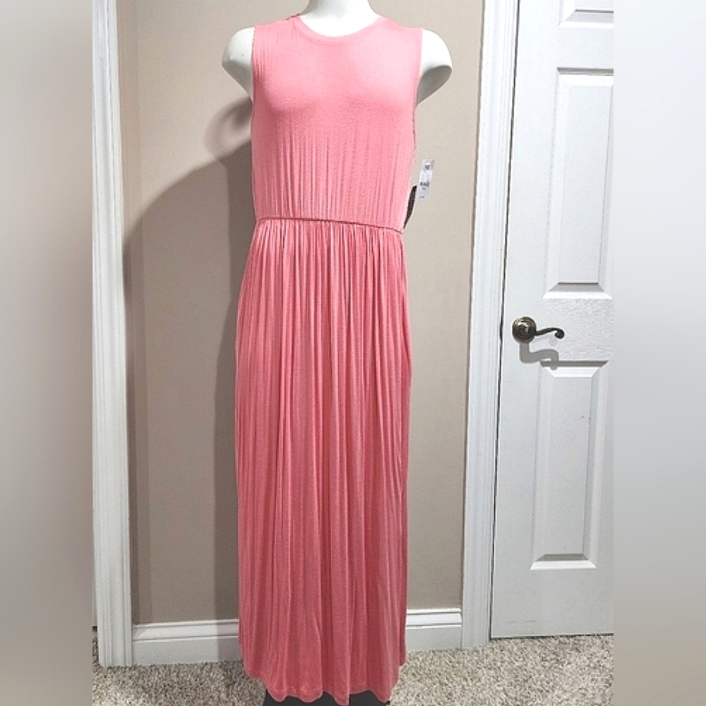NWT NY&Company SOHO Street Maxi Dress W/Pockets Size Large
